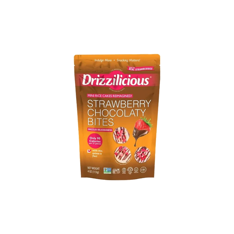 Drizzilicious Bites Strawberry Chocolate