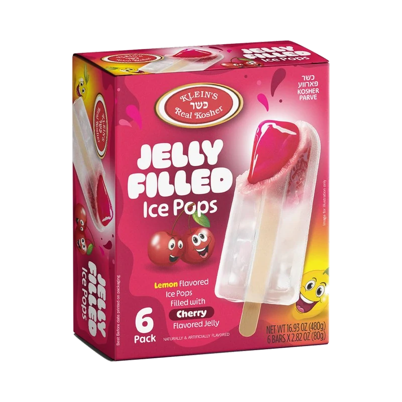 Jelly Ice Pops Cherry