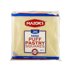 Mini Puff Pastry Squares 36 Ct