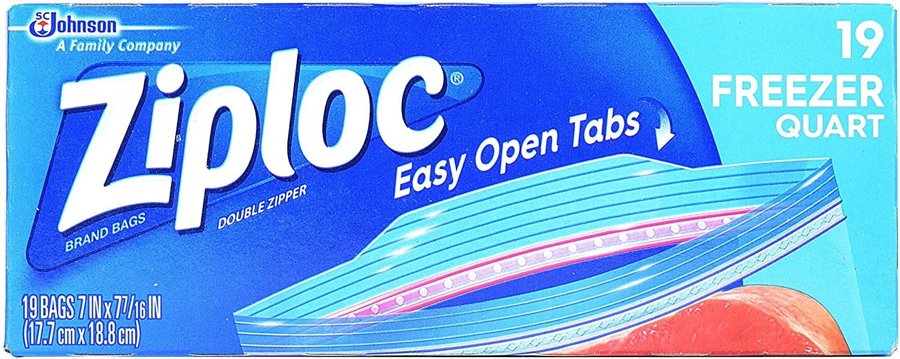Ziploc Freezer Bags Quart