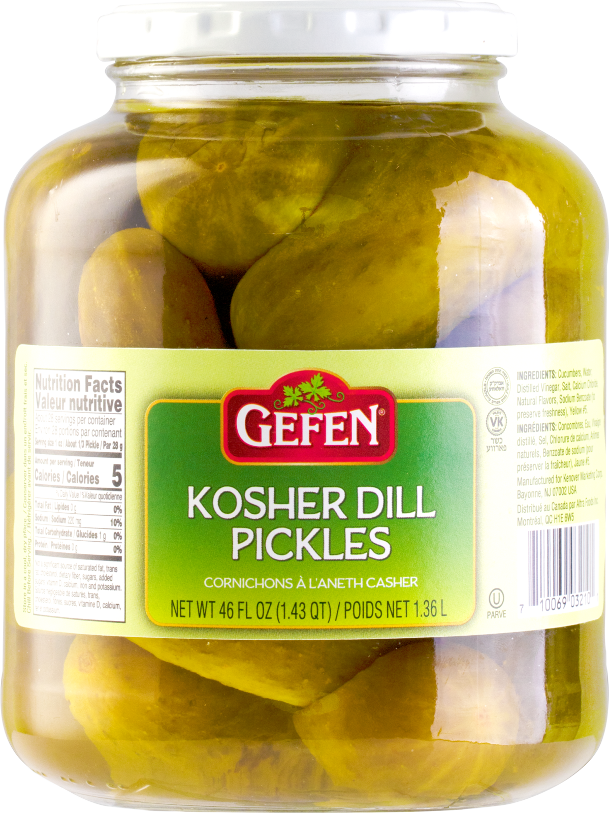 Gefen Kosher Dill Pickles