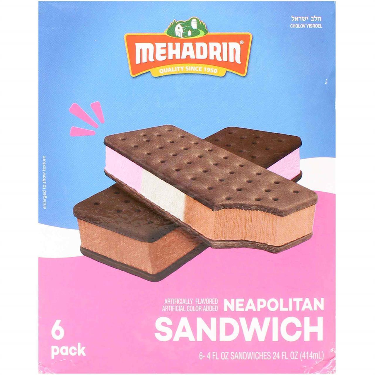 Neapolitan Ice Cream Sandwich
