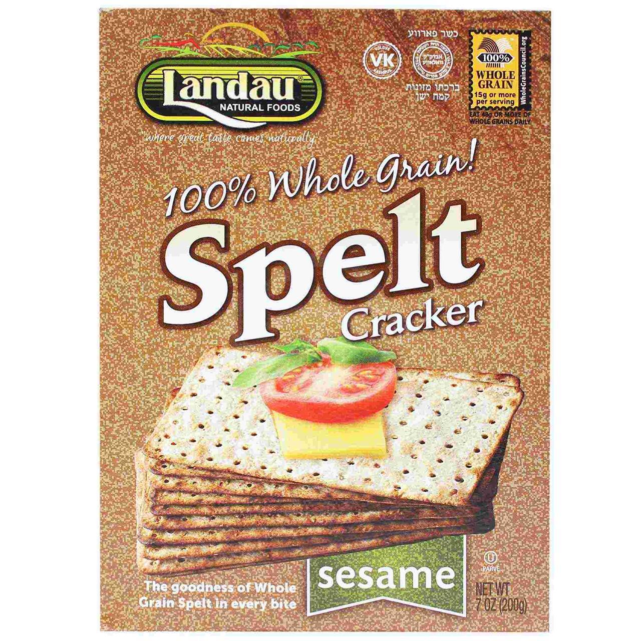 Spelt Crackers Sesame