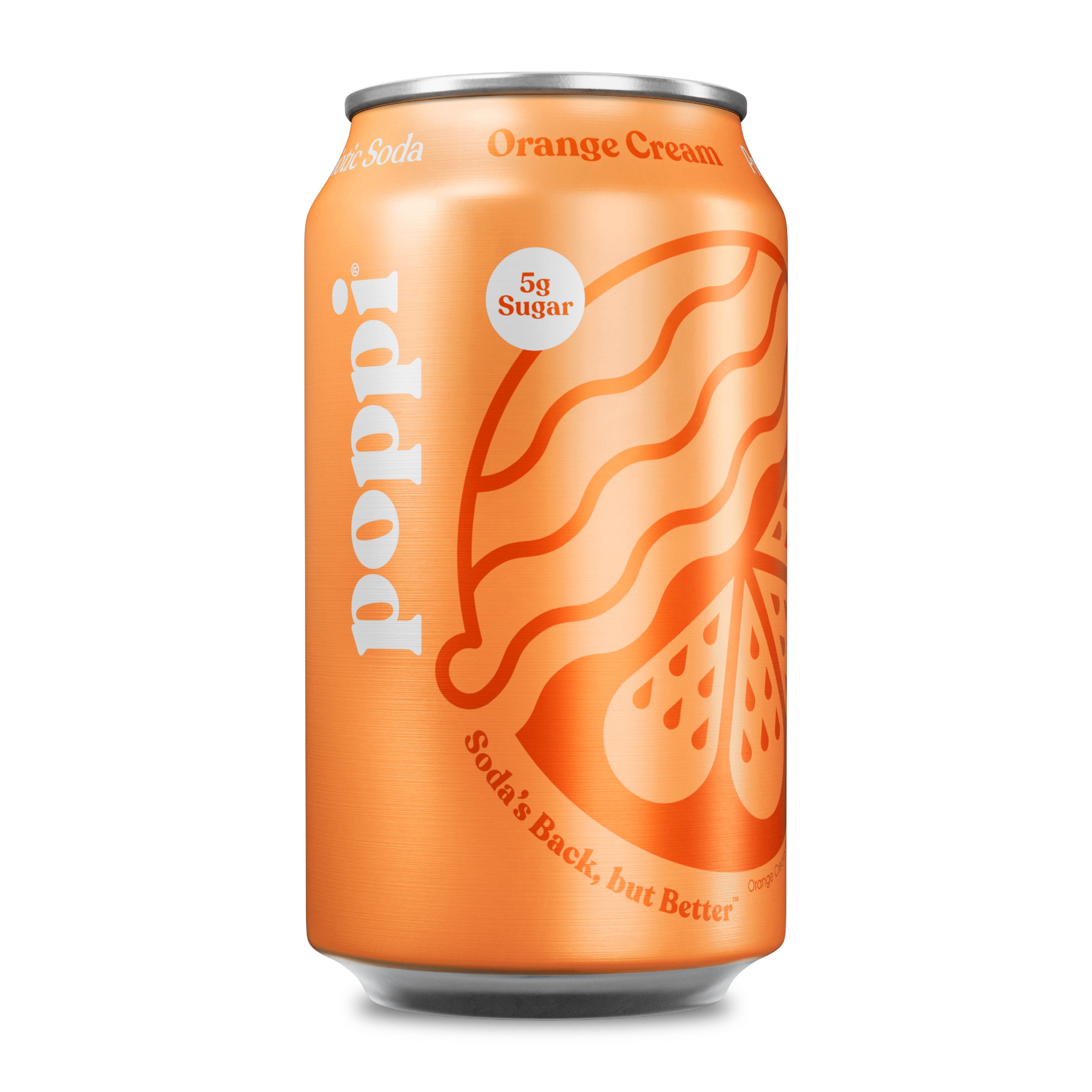 Orange Cream Prbiotic Soda