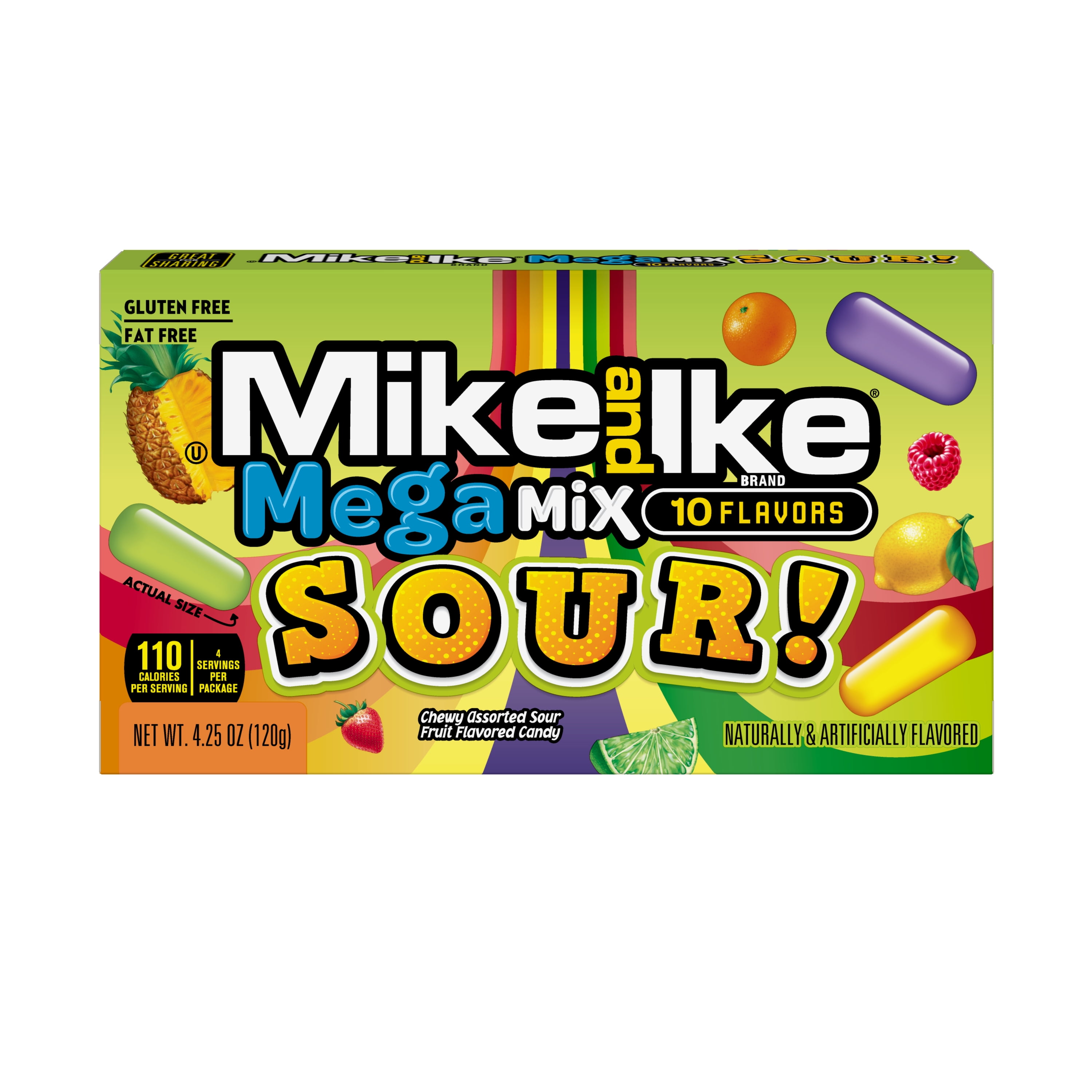 Mike and Ike Mega Mix Sour Theater Box