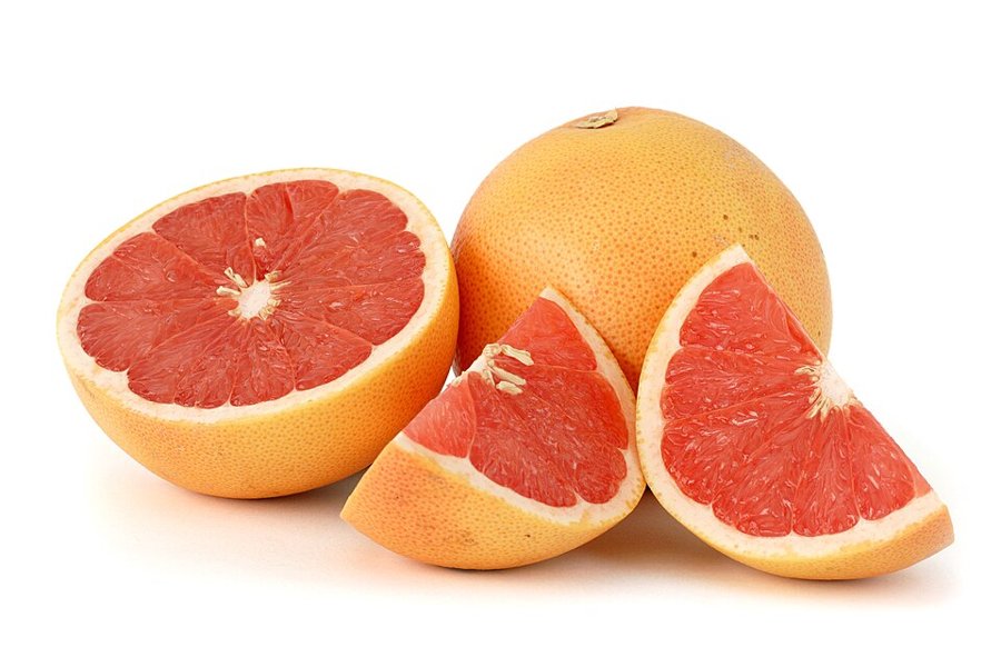 Sliced Grapefruit