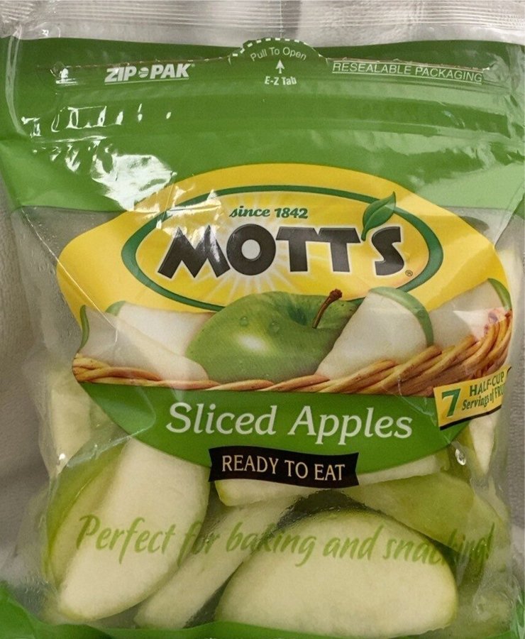 Sliced Green Apples
