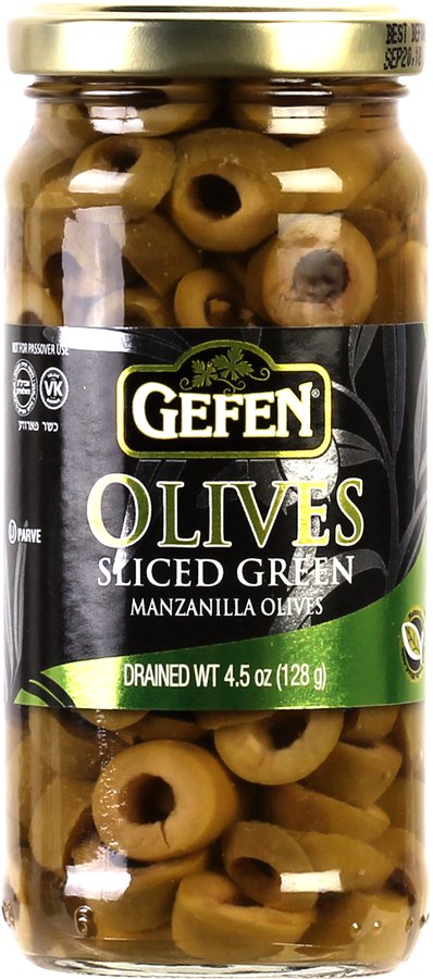 Sliced Green Olives