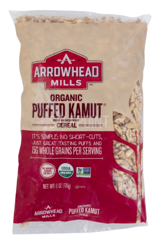 Puffed Kamut Cereal