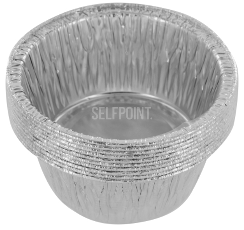 4.5" Round Deep Aluminum Pans