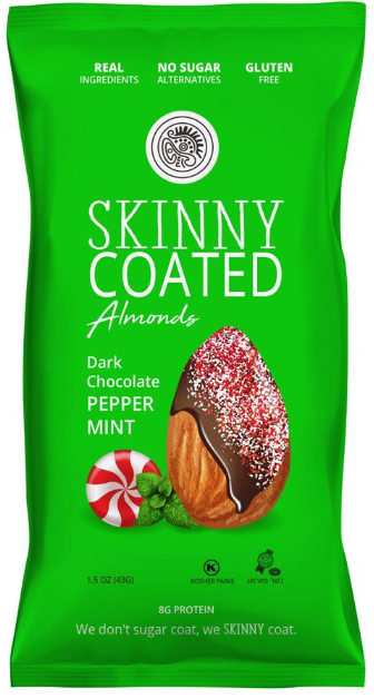 Skinny Coated Almonds Peperm