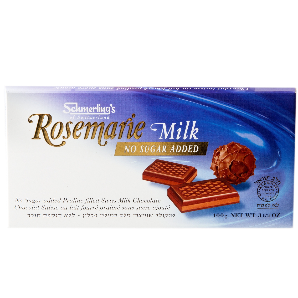 Rosemarie Sugar-Free Milk Chocolate