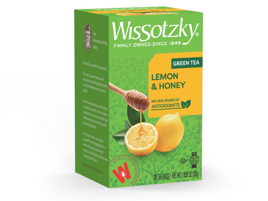 Wissotsky Green Tea Lemon