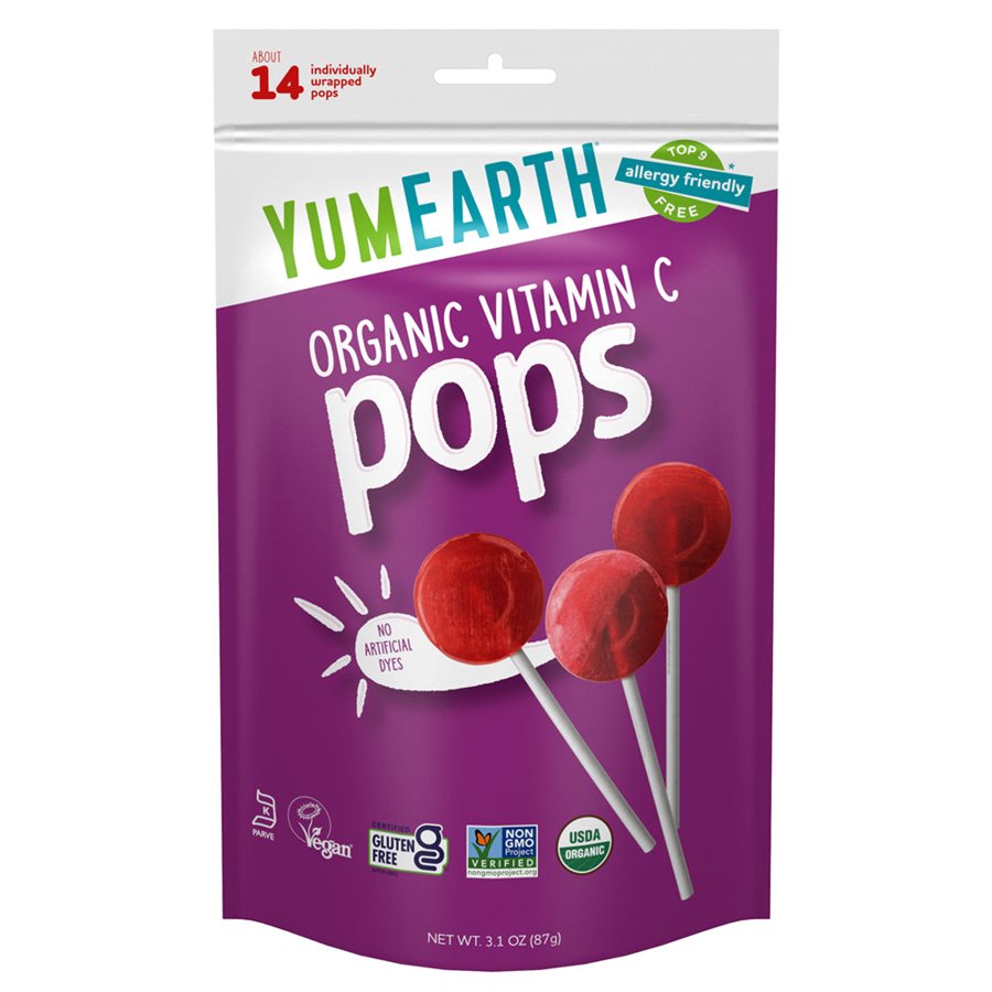 Organic Lollipops Vit C