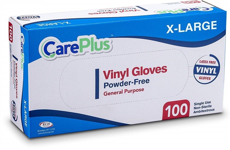 Gloves Vinyl Large