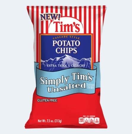 Unsalted Potato Chips