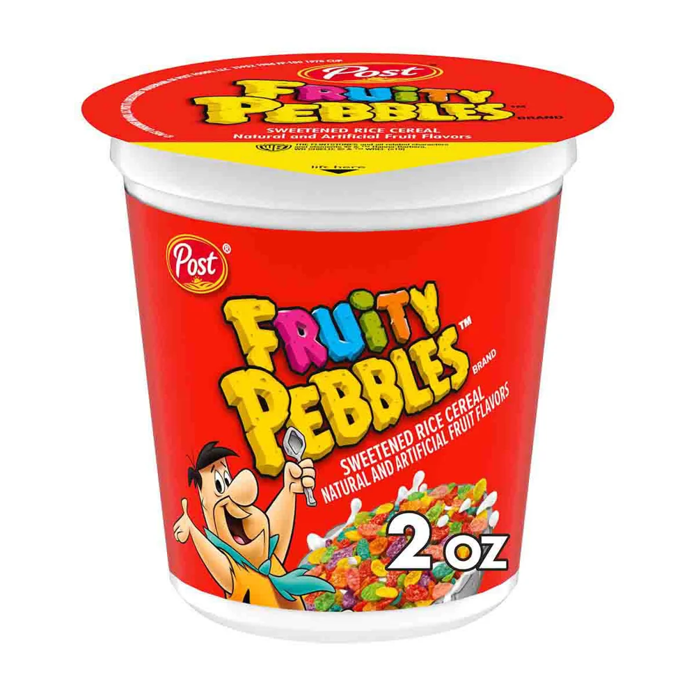 Post Fruity Pebbles Cereal Cups